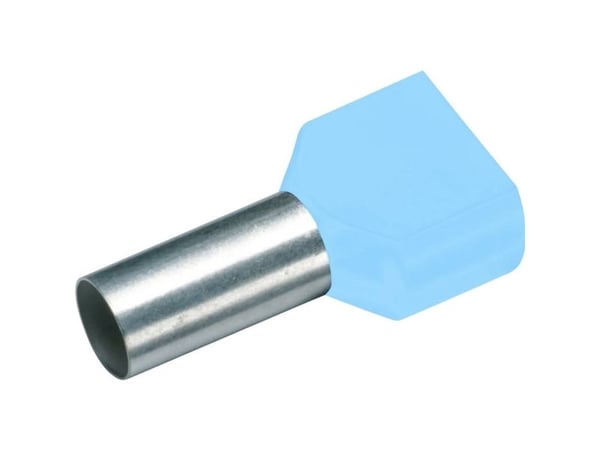 Cimco 187700 Kaksoiskaapelikengät 0,25 mm² Osittain eristetty 100 kpl