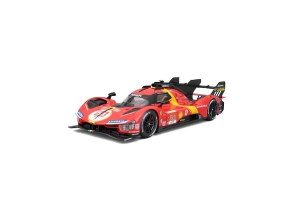 BBURAGO Ferrari 499P #51, Sportsbil, Montert på forhånd, 1:18, Ferrari 499P LMC, Alle kjønn, Metall, Plast