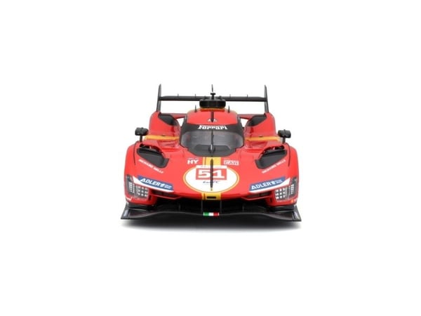BBURAGO Ferrari 499P #51, Urheiluauton pienoismalli, Esikoottu, 1:18, Ferrari 499P LMC, Ei sukupuolirajoitusta, Metalli, Muovi