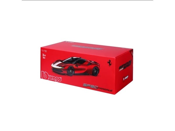 BBURAGO Ferrari Signature, Superbil, Montert på forhånd, 1:18, Ferrari Signature – SF90, Alle kjønn, Metall, Plast