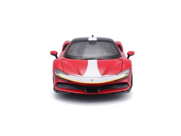 BBURAGO Ferrari Signature, Superbil, Montert på forhånd, 1:18, Ferrari Signature – SF90, Alle kjønn, Metall, Plast