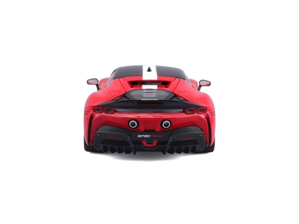 BBURAGO Ferrari Signature, Superbil, Montert på forhånd, 1:18, Ferrari Signature – SF90, Alle kjønn, Metall, Plast