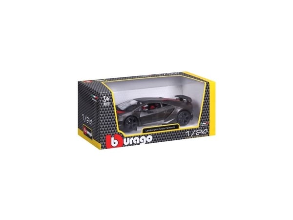 BBURAGO Lamborghini Sesto Elemento (RC), Förmonterad, Modellsuperbil, 1:24, Lamborghini Sesto Elemento, Grå