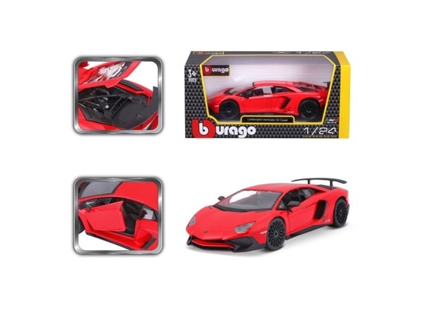 Bburago BBU 1:24 Lamborghini Avent..750-4 punainen 21079R 10794