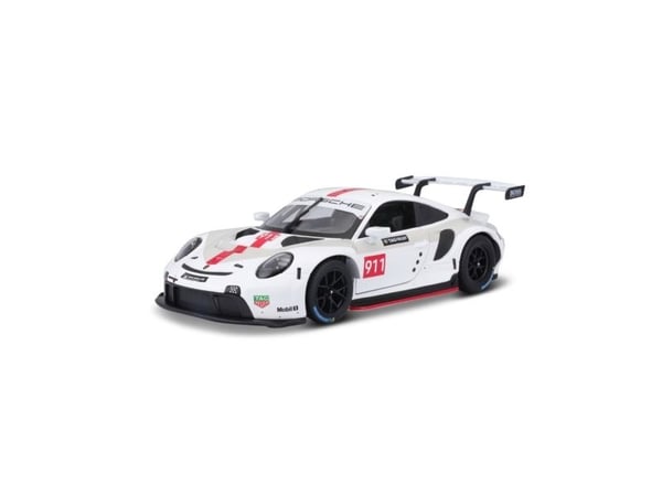 BBURAGO Porsche 911 RSR GT, Superauton pienoismalli, Esikoottu, 1:24, Race 1:24 Porsche 911 RSR GT, Ei sukupuolirajoitusta, Metalli, Muovi