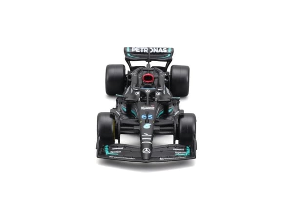 BBURAGO Mercedes AMG F1 #63 (Russel), Modellsportbil, Förmonterad, 1:43, Mercedes AMG Formel 1, Alla, Metall, Plast