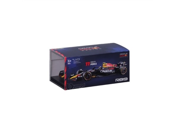 BBURAGO RedBull F1 RB19, sportsbilmodell, ferdigmontert, 1:43, RedBull F1 RB19, alle kjønn, metall, plast