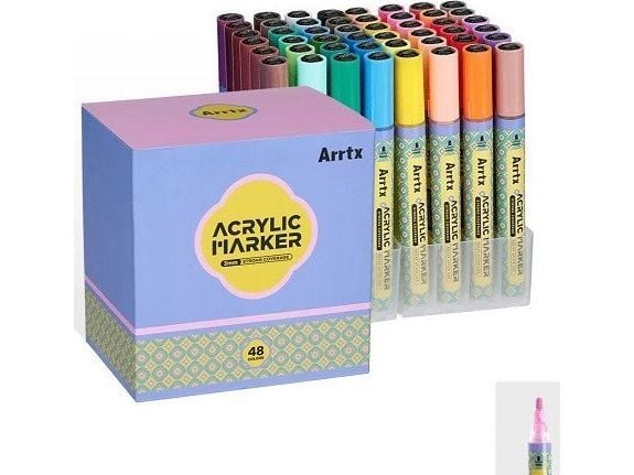 ARRTX akryylitussit, 48 väriä