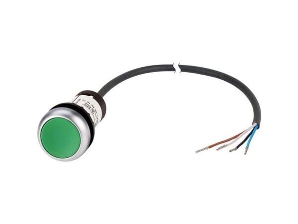 Eaton 185670 C22-D-G-K10-P62 Painonappi litteä Vihreä 1 kpl