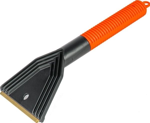 Isskrape for vinduer, snø og is, messing, 30 cm