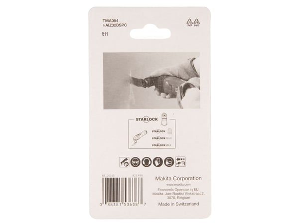 MAKITA MT HCS pistosahanterä 32mm x 40mm puuta varten