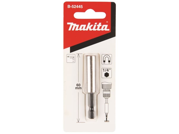 Makita - Spissholder - sekspunkters - 1/4" - lengde: 60 mm