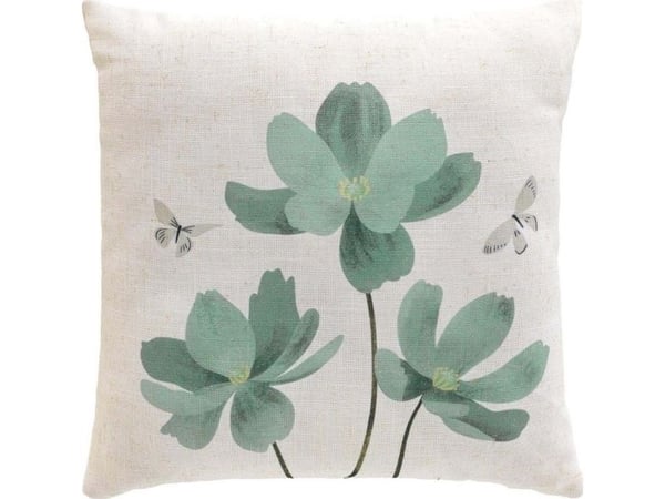 Douceur d`Interieur dekorpute med lin-effekt, 45 x 45 cm, PALMIFLORE