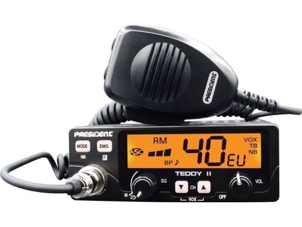 CB-radio PRESIDENT TEDDY II+ ASC VOX 12/24V AM/FM CB-radio PRESIDENT TEDDY II+ ASC VOX 12/24V AM/FM