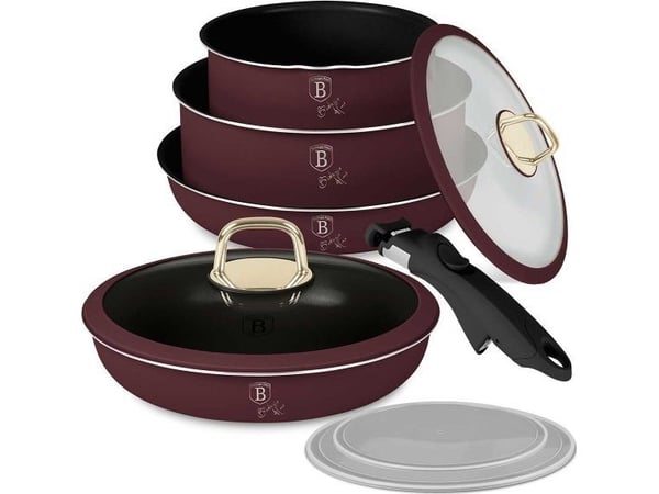 Berlinger Haus titan grytesett 9 deler BH-8254 LEONARDO