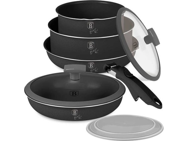 Berlinger Haus TITAN-grytesett 9 deler Berlinger Haus BH-8256 antrasitt