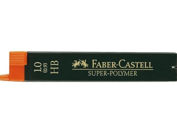 Faber-Castell Super-Polymer - Bly for blyant - HB - 1 mm (en pakke 12) - for TK-FINE VARIO L