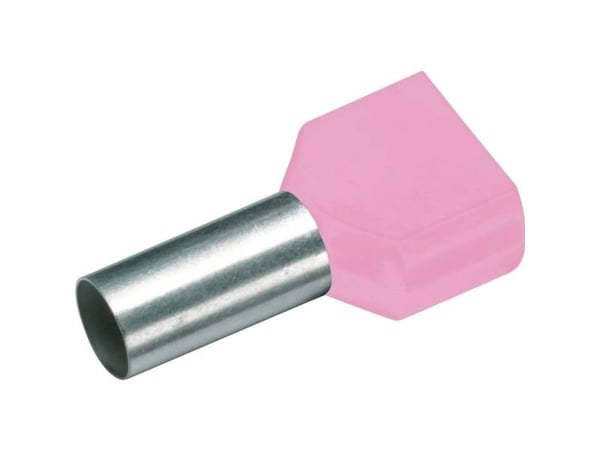 Cimco 187715 Kaksoiskaapelikengät 0,25 mm² Osittain eristetty violetti 100 kpl