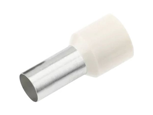 Cimco 187106 Kaapelikengät 0,5 mm² Osittain eristetty Valkoinen 100 kpl