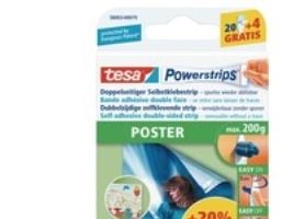 Powerstrips, Tesa Poster, pakke a 20 stk