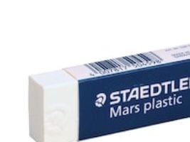 STAEDTLER Mars plastic - Viskelær - hvit - vinyl