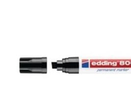 Permanent markerare Edding 800, sned, svart