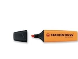 STABILO BOSS ORIGINAL, 1 stykker, Oransje, Meisel tupp, Oransje, Rektangel, 2 mm