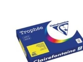 Clairefontaine Trophée A4, Kopiering, A4 (210x297 mm), 80 g/m ^, Gul, FSC