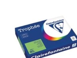 Färgat papper Trophée A4 80 g 1875 intensivgrön förpackning med 500 ark