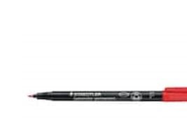 Permanent penn STAEDTLER® Lumocolor® 318 F, fin, rød
