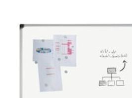 Whiteboardtavle Bi-Office® Maya, HxB 60 x 90 cm, stålkeramisk