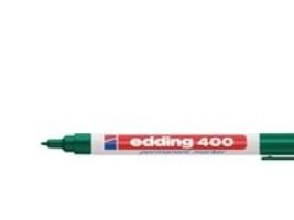 Pysyvä tussi edding 400, pyöreä, 1 mm, vihreä