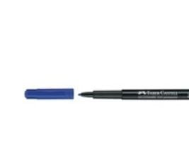 Faber-Castell MULTIMARK 1525 - Markør - permanent - blå - 1 mm - medium - med viskelær
