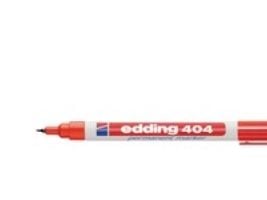 Pysyvä tussi edding 404, pyöreä, 0,7 mm, rød