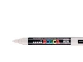 POSCA PC-5M, Hvit, Flerfarget, Vann-basert blekk, Projektil spiss, Rund, 1,8 mm