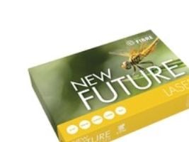 Papir til sort/hvid-print New Future Lasertech, med hul, A4, 80g, 500 ark