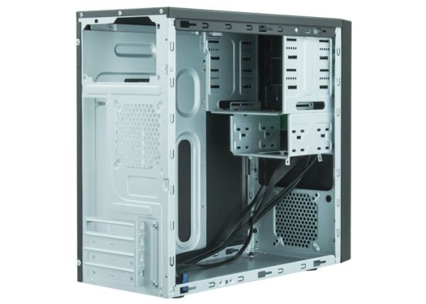Chieftec Elox Series HO-12B - Tower - micro-ATX - ingen strømforsyning - sort - USB/Lyd