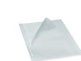 Plastlommer, Bantex, med huller, A4, 110 µm, pakke a 100 stk