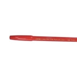 Fiberpen, Pentel S360, fine, 0,8 mm, rød, pakke a 12 stk