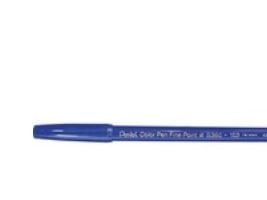 Kuitukynä Pentel S360 fine 0,8 mm sininen - (12 kpl)