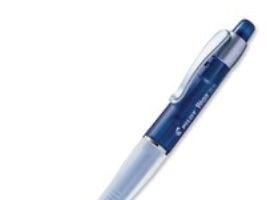 Stiftpenna, Pilot Vega, 0,5 mm, transparent, blå, 12 st/förpackning
