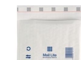 Mail Lite CD - Konvolutt - 160 x 180 mm - firkantet - åpen side - selvklebende - bobleplast - pakke av 100