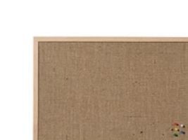 Opslagstavle 60x120 cm hessian