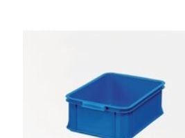 Opbevaringskasse, 14,7 x 30 x 40 cm, plast, blå,13 L
