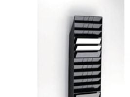 Durable FLEXIBOXX, 12 hyllyä, Musta, A4, 348 mm, 95 mm, 1045 mm
