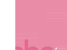 Skrivehæfte Bantex, 17 x 21 cm, 1/2 blank, 1/2 linjeret (14,5 mm), pink, 20 stk.