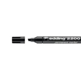 Edding E-2200C, Taltan pää, Musta, Metalli, 1 mm, 5 mm