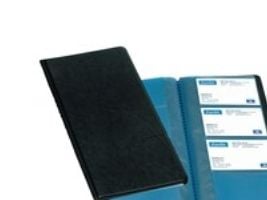 Visitkortsmapp Bantex svart - för 96 visitkort
