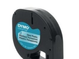 Labeltape DYMO® LetraTAG 12mm x 4m klar plasttape