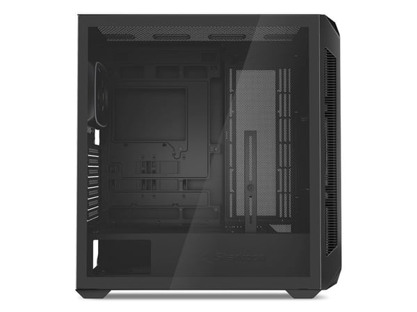 Sharkoon AK5M RGB, Midi Tower, PC, Sort, ATX, Micro ATX, Mini-ITX, Multi, PC-kabinettvifte